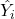 \displaystyle {\hat Y_i}