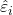 \displaystyle {\hat \varepsilon _i}