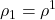 \displaystyle {\rho _1} = {\rho ^1}