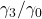 \displaystyle {{{\gamma _3}} \mathord{\left/ {\vphantom {{{\gamma _3}} {{\gamma _0}}}} \right. \kern-\nulldelimiterspace} {{\gamma _0}}}