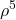 \displaystyle {\rho ^5}