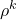 \displaystyle {\rho ^k}